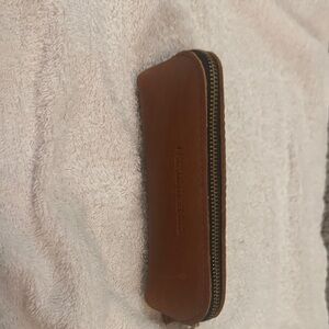 Brown Leather Pencil Case